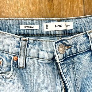 Mango Light Wash Denim Jeans